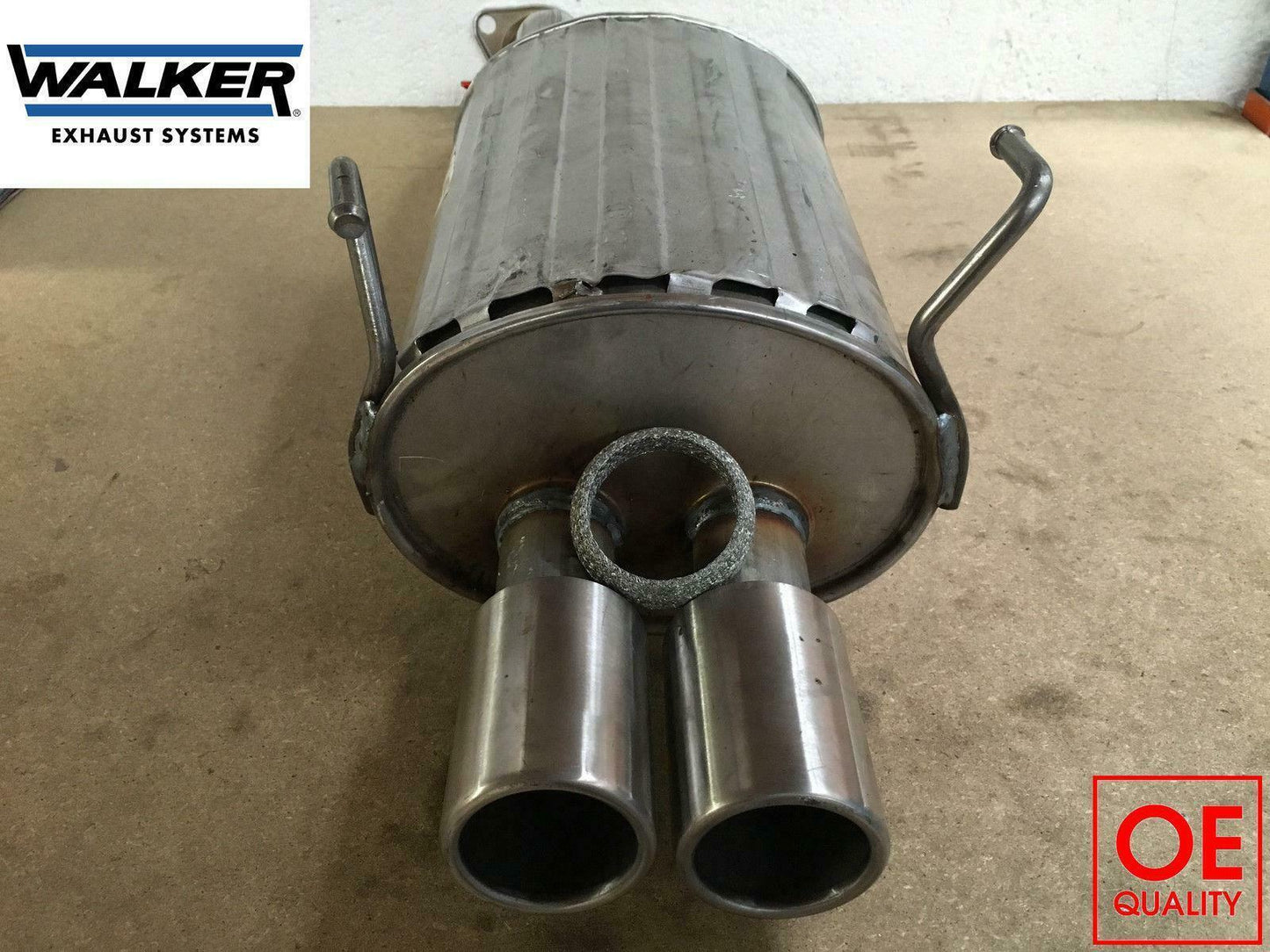 FOR HONDA CIVIC 2.0 TYPE R EP3 REAR EXHAUST SILENCER BACK BOX WALKER OR KLARIUS