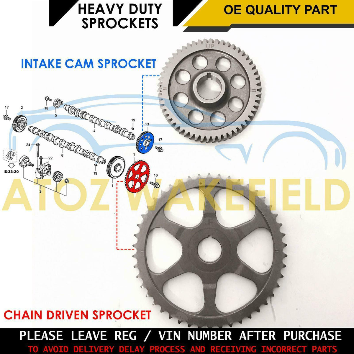 FOR HONDA CRV FRV CIVIC ACCORD 2.2 CTDI DIESEL TIMING CHAIN OIL PUMP KIT N22A1/2