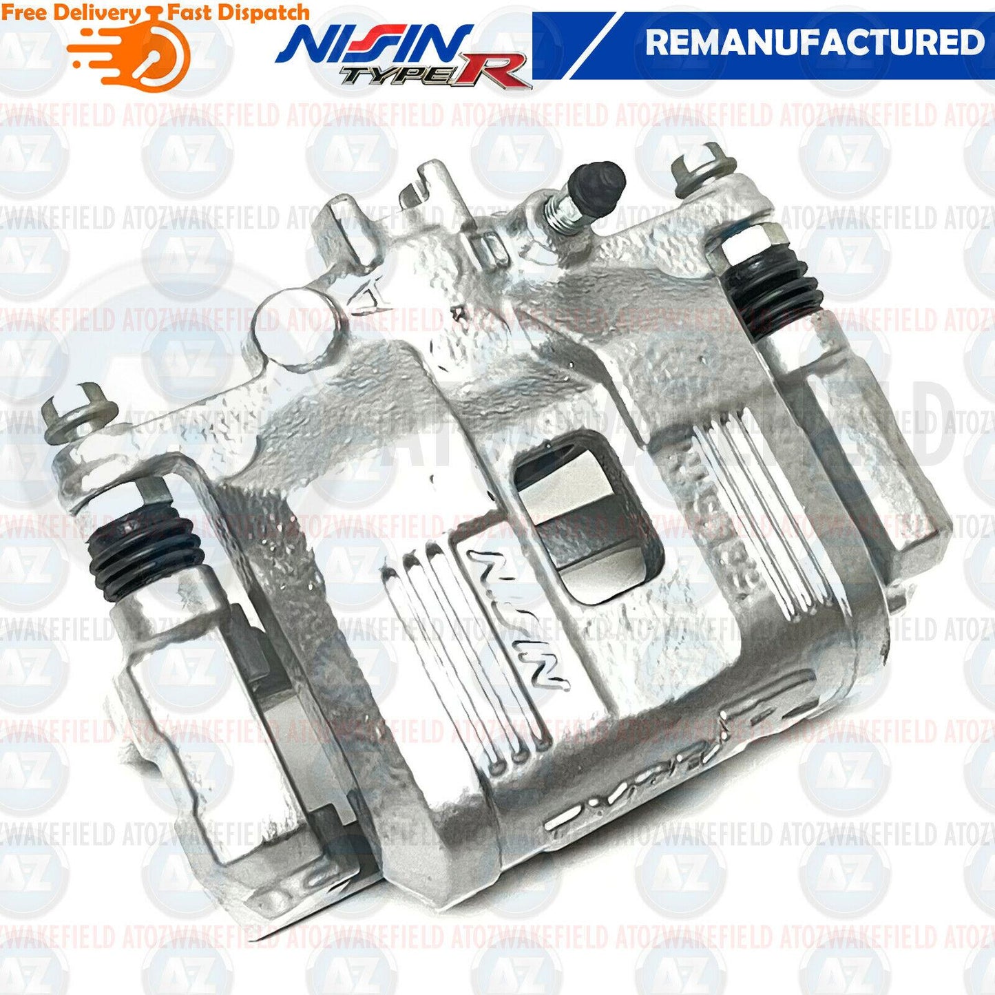 FOR HONDA CIVIC TYPE R EP3 FN2 FRONT BRAKE CALIPERS CARRIERS GENUINE PAIR NISIN