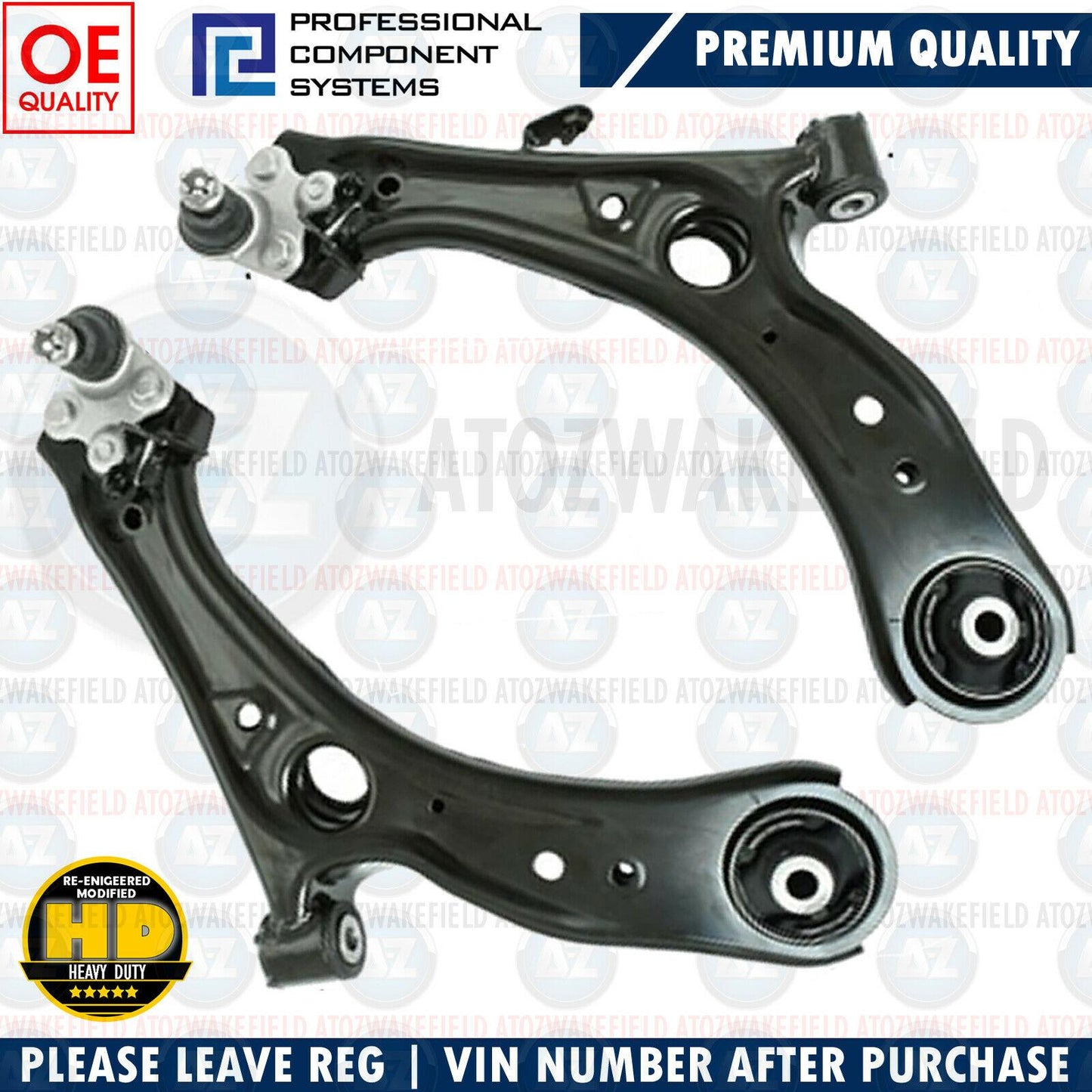 FOR HONDA HR-V HRV FRONT LOWER SUSPENSION WISHBONE ARMS LEFT RIGHT 2015- RU TYPE