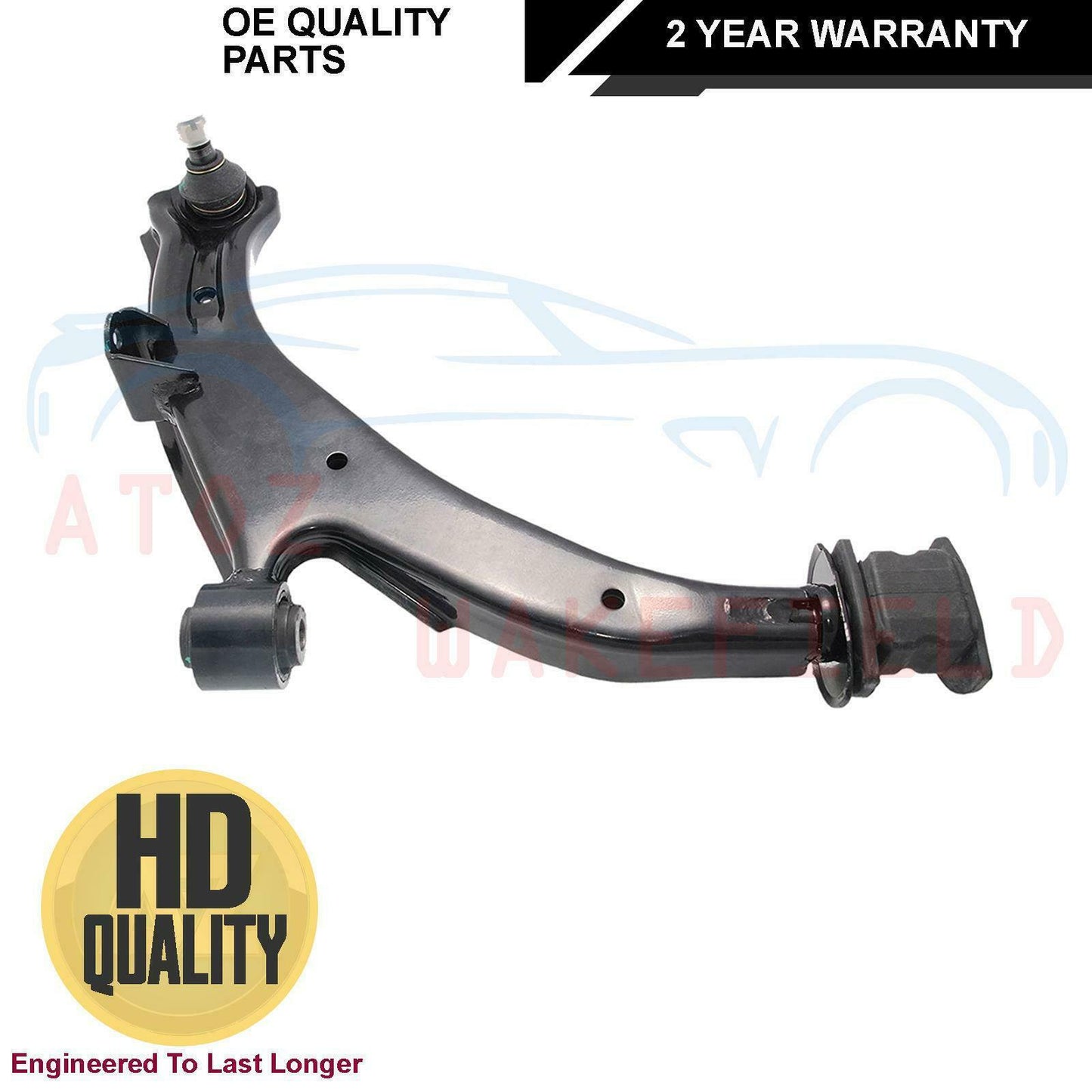 FOR HONDA HRV HR-V FRONT RIGHT LOWER SUSPENSION WISHBONE CONTROL ARM BUSHES NEW