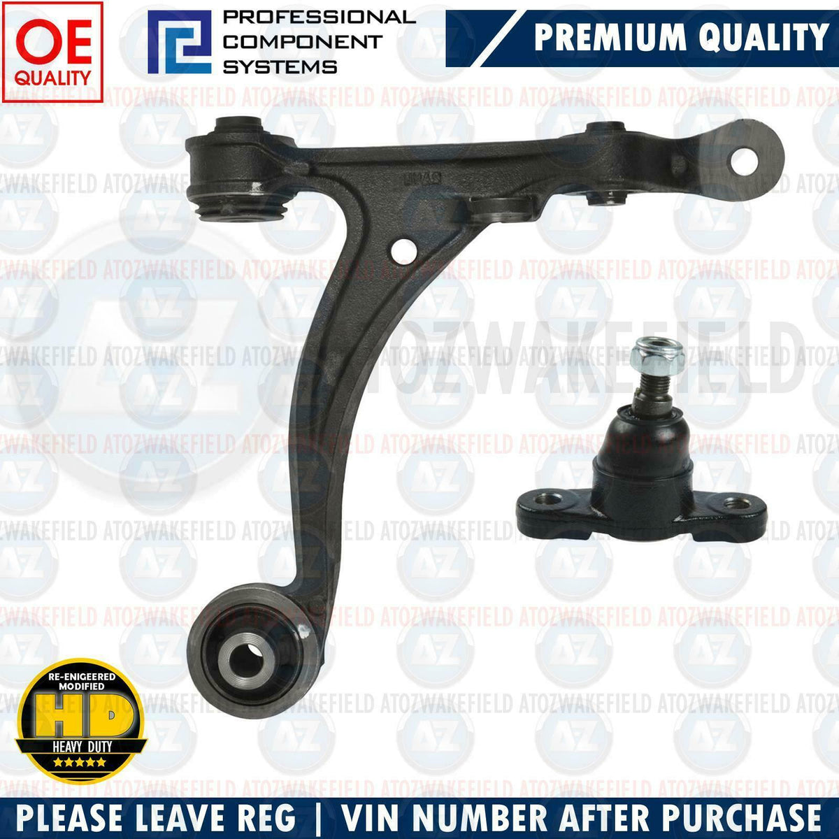 FOR HONDA S2000 FRONT LOWER RIGHT RH SUSPENSION WISHBONE CONTROL ARM BALL JOINT