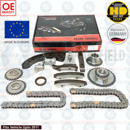 FOR HYUNDAI i20 TIMING CHAIN GEARS GUIDES TENSIONERS TIMING CHAIN KIT NEW -11