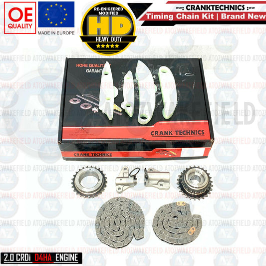FOR KIA SORENTO SPORTAGE 2.0 CRDi D4HA DIESEL UPRATED TIMING CHAIN KIT SET