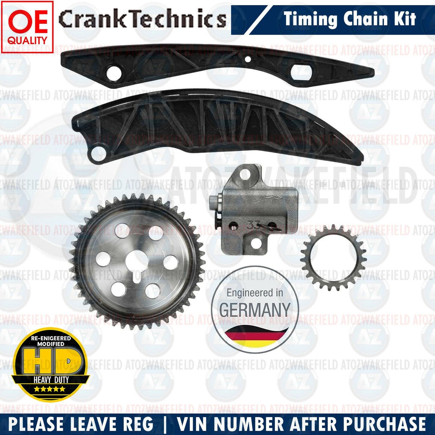 FOR HYUNDAI i30 ix20 ACCENT VELOSTER 1.4/1.6 G4FA G4FC PETROL TIMING CHAIN KIT