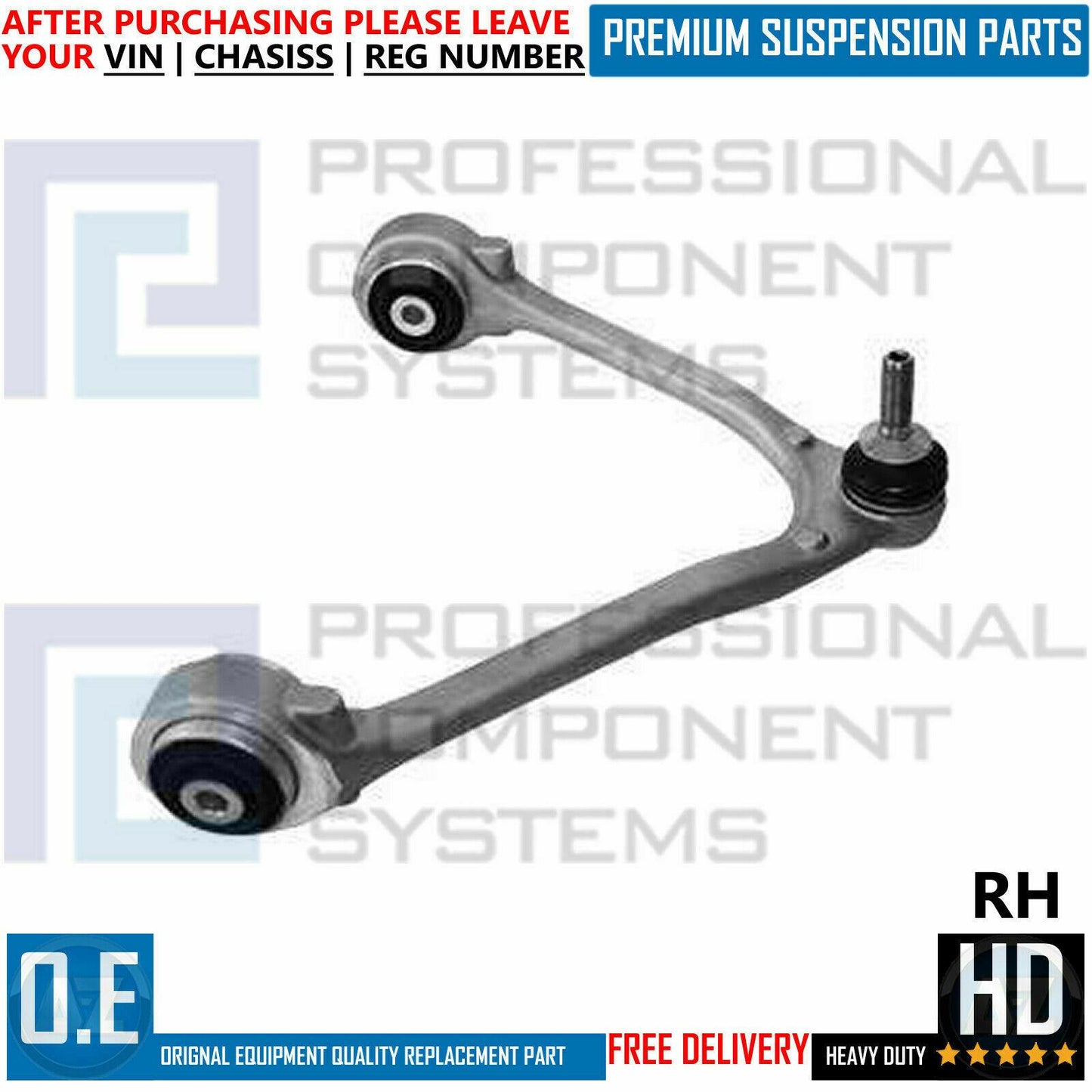 FOR JAGUAR S TYPE XF 2X FRONT UPPER TOP SUSPENSION WISHBONE CONTROL ARMS PAIR