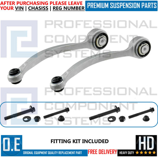 FOR JAGUAR S TYPE XF XJ FRONT LOWER SUSPENSION WISHBONE TRACK CONTROL ARMS + KIT