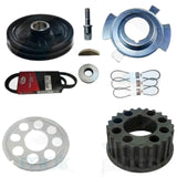 FOR MITSUBISHI L200 CHALLENGER SHOGUN SPORT 2.5 TD 4D56 CRANK SHAFT PULLEY KIT