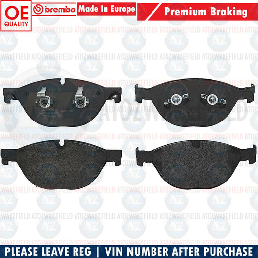 FOR JAGUAR XJ FRONT AXLE BREMBO OE QUALITY PREMIUM BRAKE PADS SET