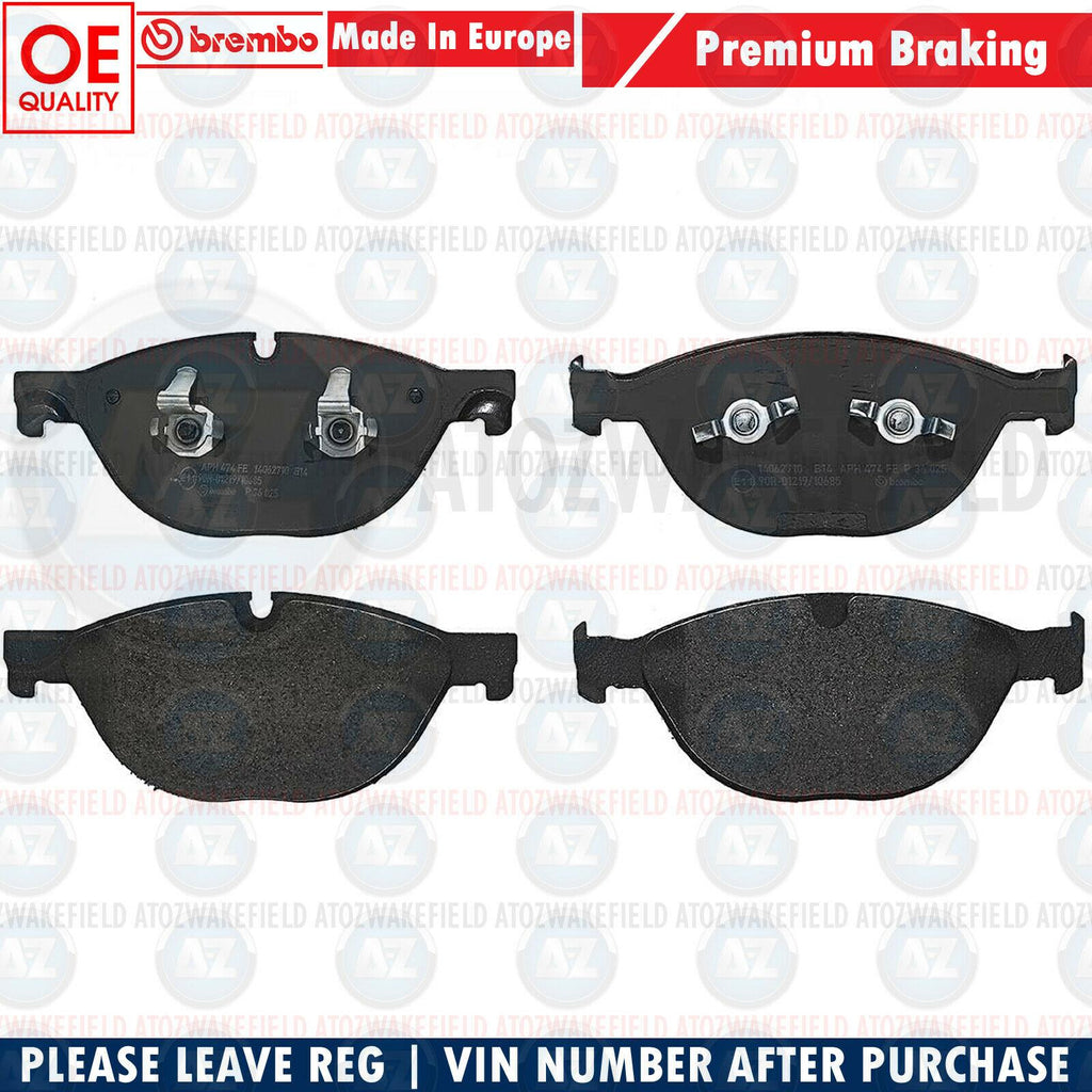 FOR JAGUAR XF 5.0 XFR-S FRONT AXLE GENUINE BREMBO BRAKE PADS SET
