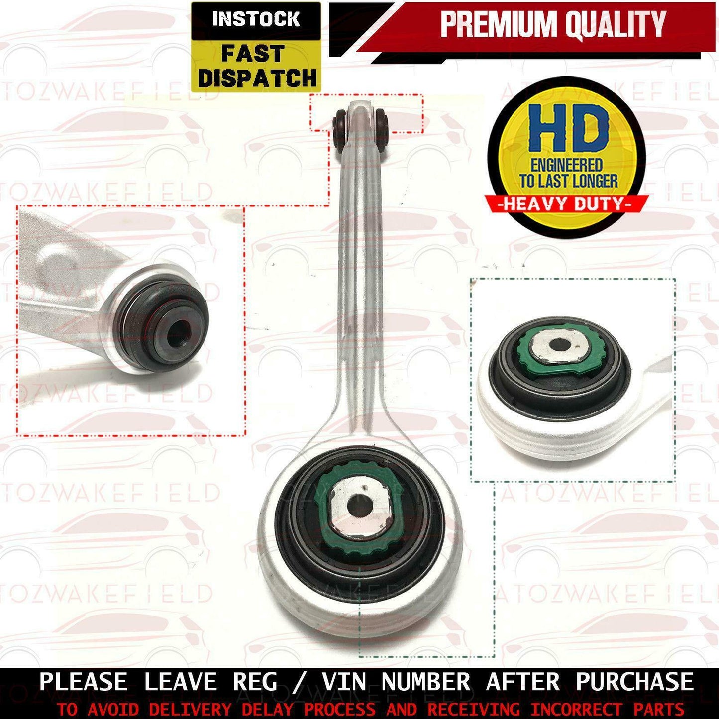 FOR JAGUAR XJ X351 FRONT LOWER FRONT SUSPENSION WISHBONE CONTROL ARM BUSHES NEW