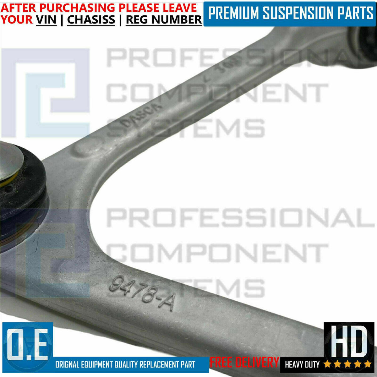 FOR JAGUAR XJ X351 S-TYPE X200 FRONT UPPER LEFT SUSPENSION WISHBONE CONTROL ARM