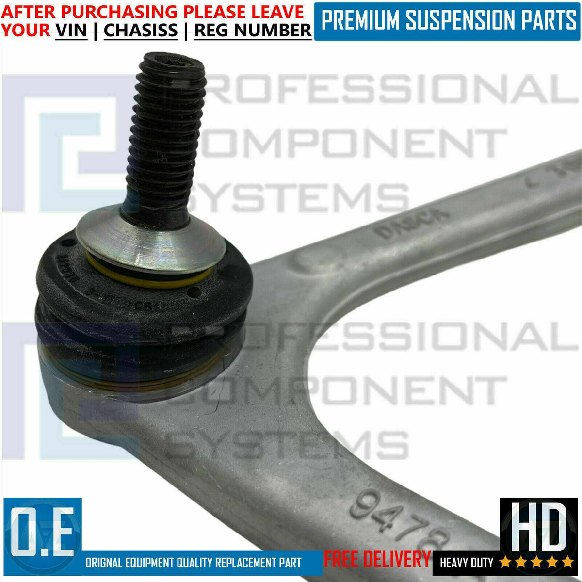 FOR JAGUAR XJ X351 S-TYPE X200 FRONT UPPER LEFT SUSPENSION WISHBONE CONTROL ARM
