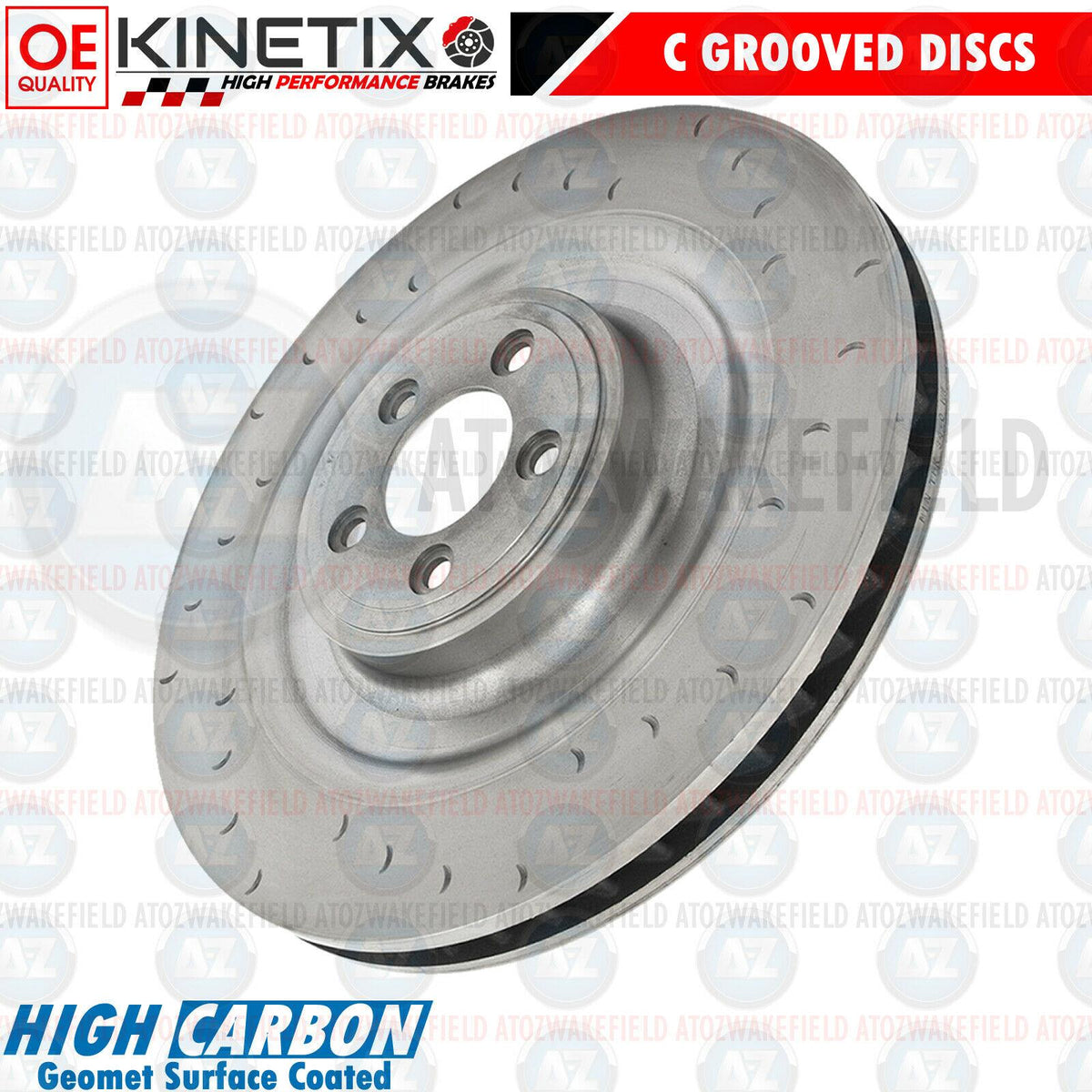 FOR JAGUAR XKR XKR-S FRONT PERFORMANCE BRAKE DISCS LEFT & RIGHT PAIR 400mm