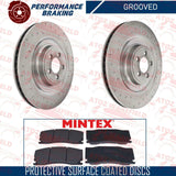 FOR JAGUAR XKR XKR-S 5.0 V8 FRONT BRAKE DISCS MINTEX PADS 400mm (ALCON SETUP)