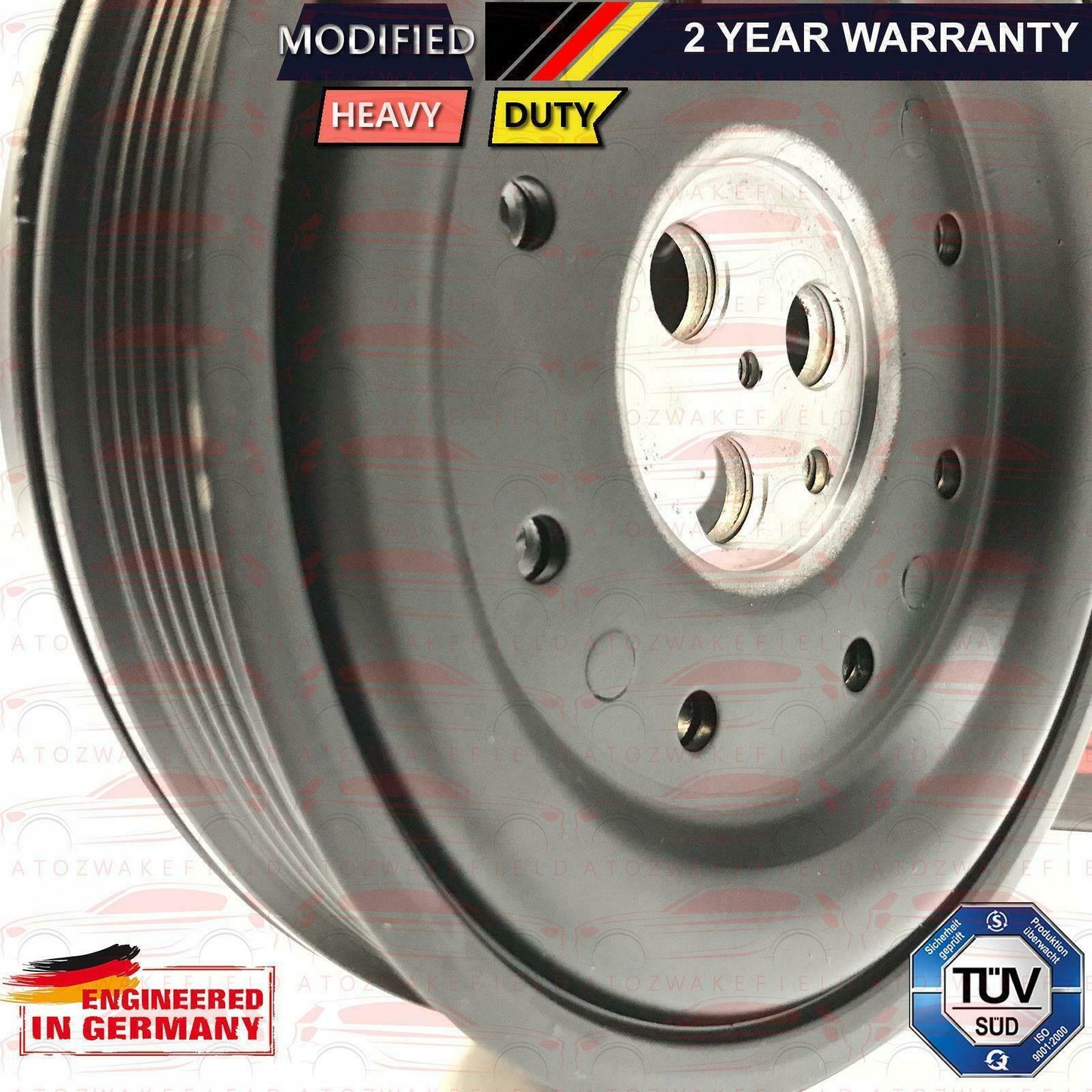 Diesel Crank Shaft Pulley vibration damper For Ford Transit 2.0 DI TDCI 2000-06