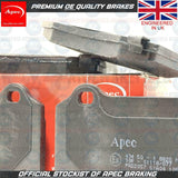 FOR TESLA MODEL S X REAR GENUINE APEC OE QUALITY BRAKE PADS SET 105506800B