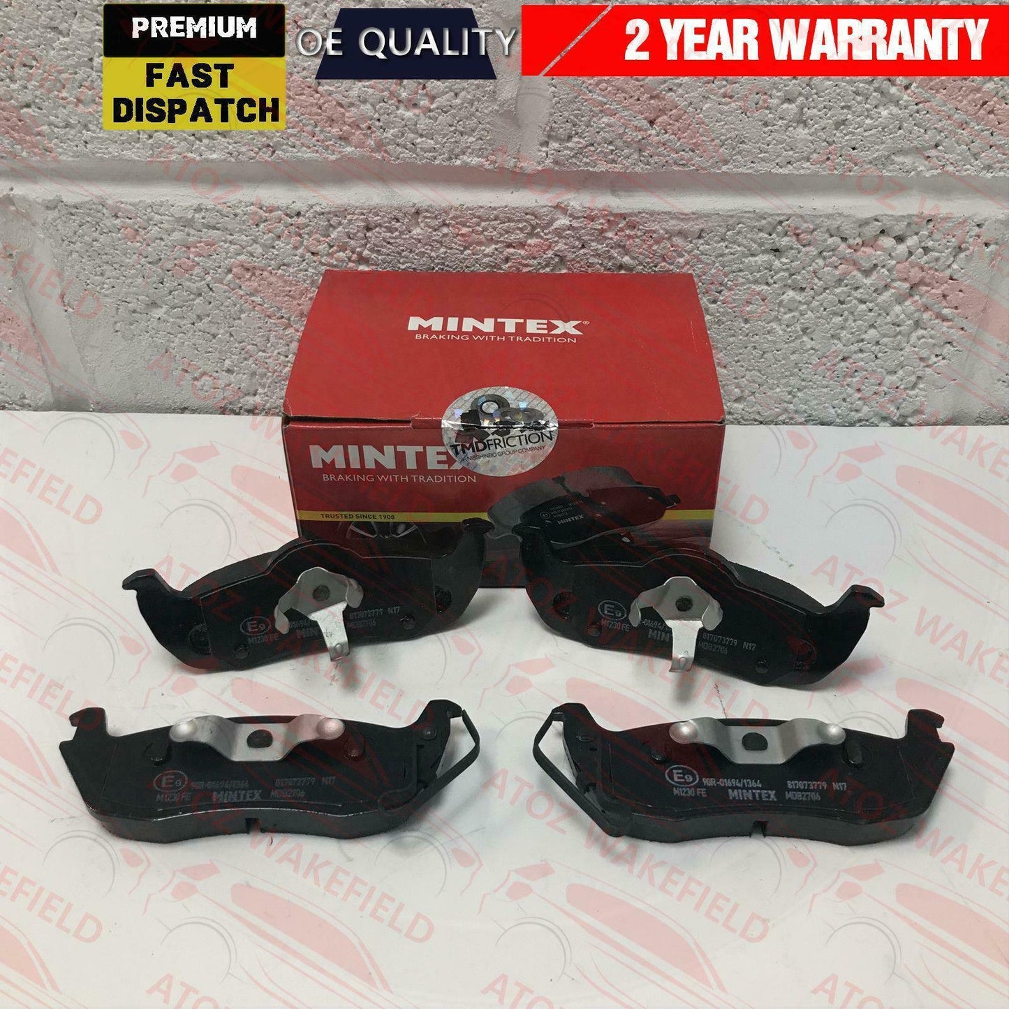 FOR JEEP GRAND CHEROKEE COMMANDER 05-10 CRD REAR PREMIUM MINTEX BRAKE PADS SET