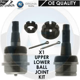 FOR JEEP GRAND CHEROKEE WG WJ FRONT 1x LOWER 1x UPPER SUSPENSION ARM BALL JOINTS