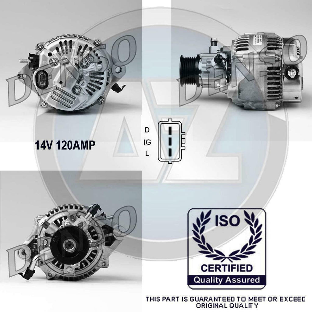 FOR LAND ROVER DEFENDER & DISCOVERY 2.5 TD5 4x4 DIESEL BRAND NEW 120A ALTERNATOR