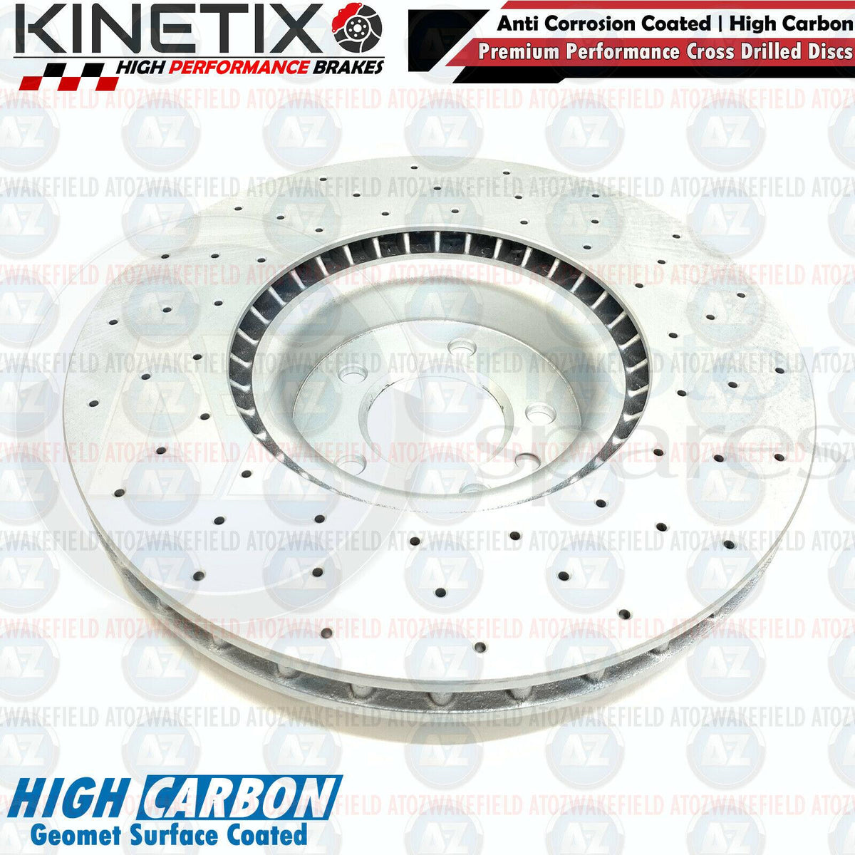 FOR RANGE ROVER SPORT SVR FRONT DRILLED BRAKE DISCS PADS WEAR SENSOR 380mm