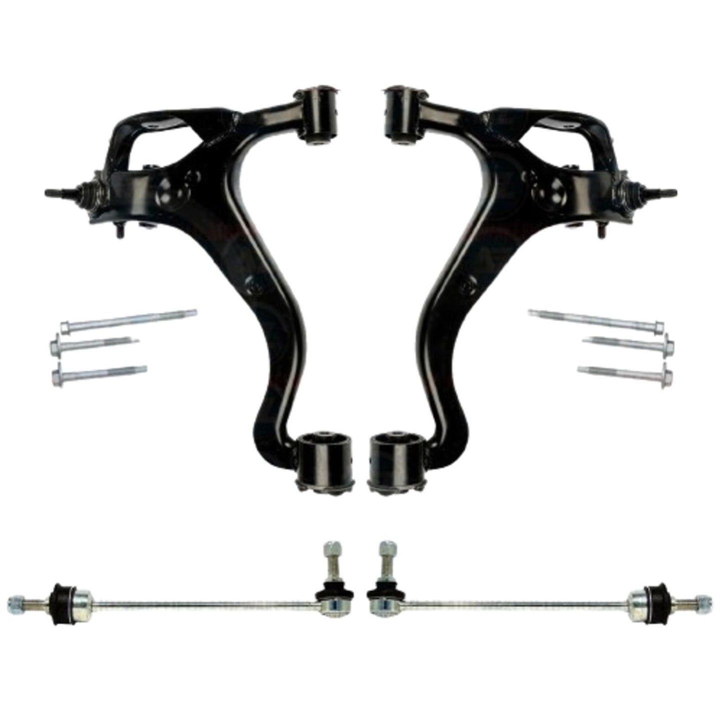 FOR LAND ROVER DISCOVERY MK3 MK4 FRONT LOWER SUSPENSION WISHBONES ARMS LINKS KIT