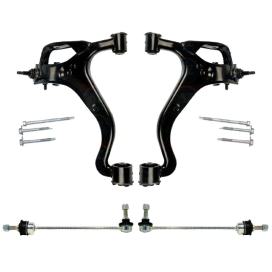 FOR LAND ROVER DISCOVERY MK3 MK4 FRONT LOWER SUSPENSION WISHBONES ARMS LINKS KIT
