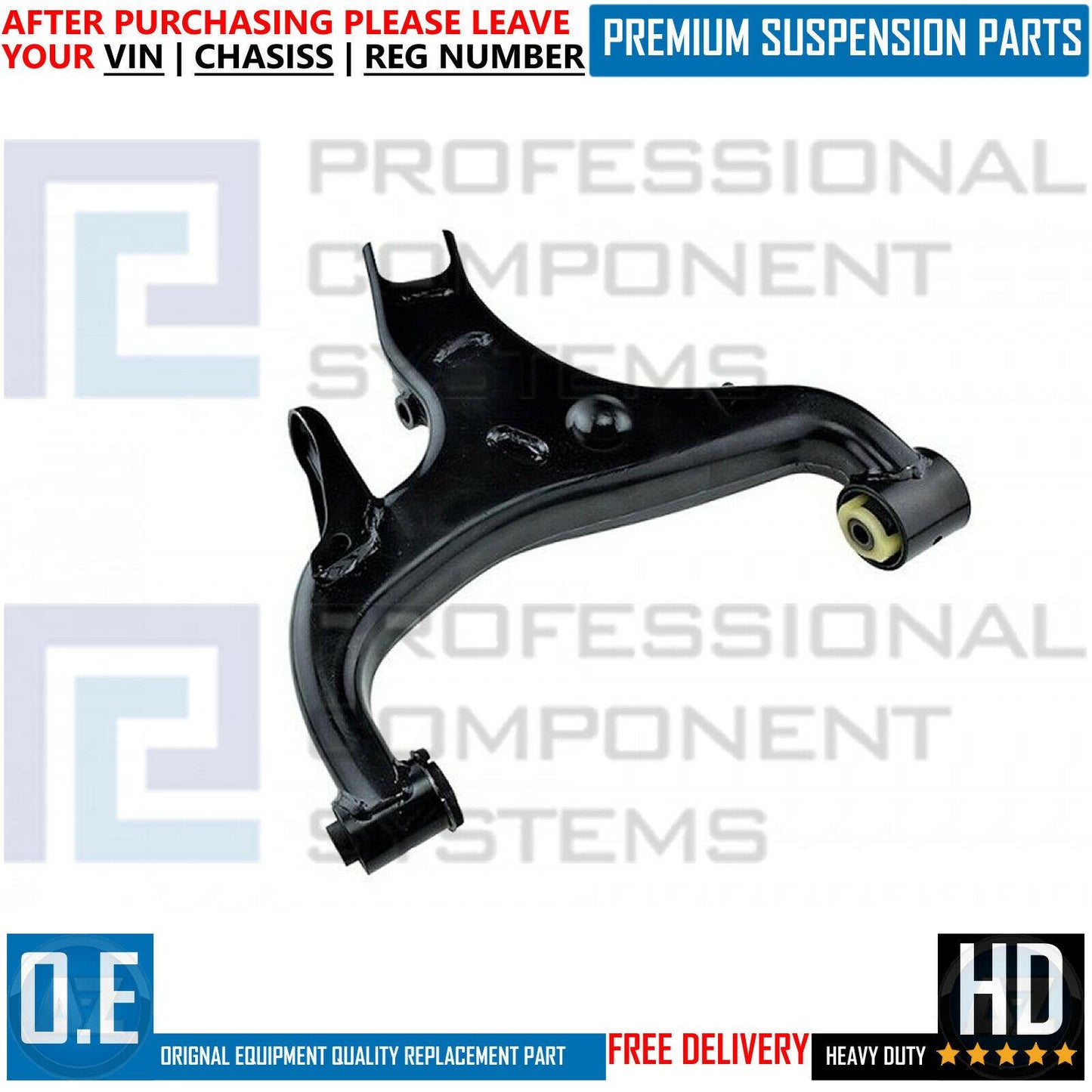 FOR LAND ROVER DISCOVERY MK3 MK4 REAR LOWER LEFT SUSPENSION WISHBONE CONTROL ARM