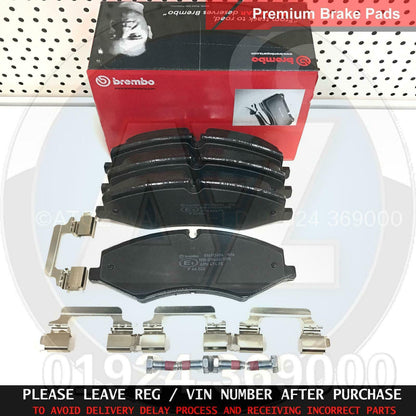 FOR LAND ROVER DISCOVERY 4 RANGE ROVER SPORT FRONT BREMBO BRAKE PADS SET LUCAS