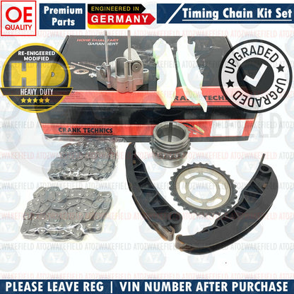 FOR LAND ROVER FREELANDER 2.0 Td4 (204D3) 01-06 UPPER LOWER TIMING CHAIN KIT