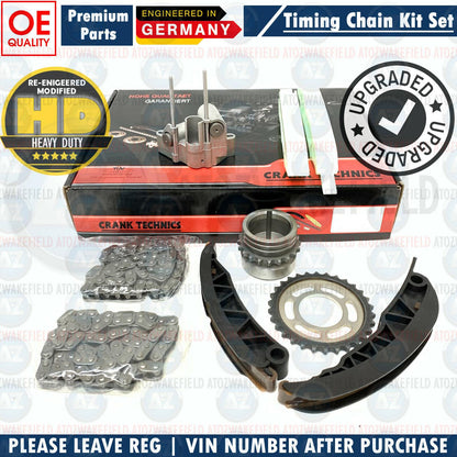 FOR LAND ROVER FREELANDER 2.0 Td4 (204D3) 01-06 UPPER LOWER TIMING CHAIN KIT