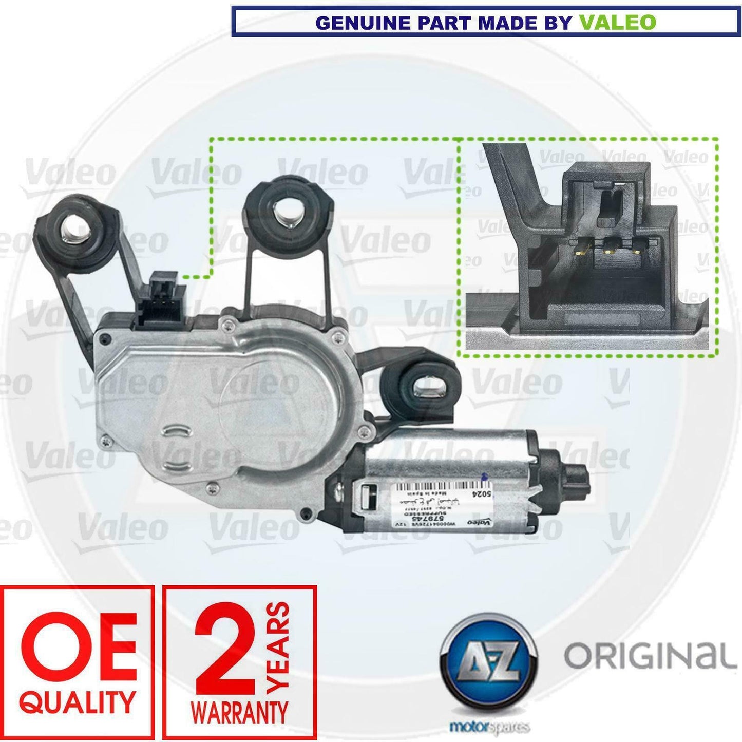 FOR LAND ROVER FREELANDER 2006- 2.2 3.2 REAR WIPER MOTOR ORIGINAL GENUINE VALEO