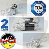 FOR LAND ROVER FREELANDER 98-07 1.8 16v PETROL STARTER MOTOR GENUINE DENSO NEW