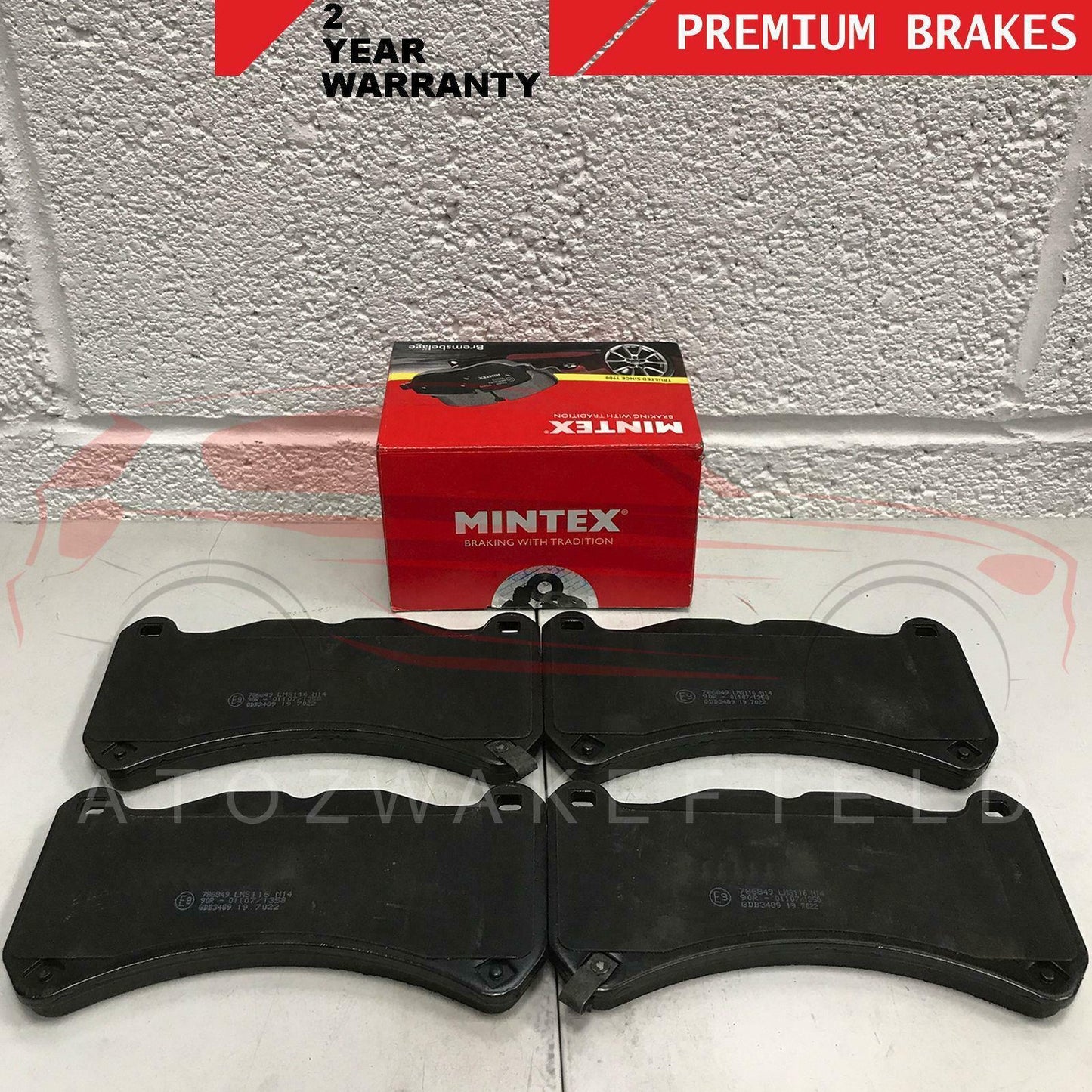 FOR LEXUS IS F 5.0 V8 FRONT MINTEX OR TEXTAR BRAKE PADS SET BREMBO 2007-2014