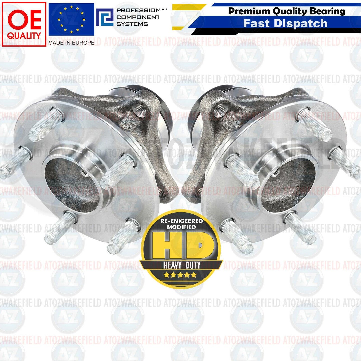 FOR LEXUS IS GS FRONT AXLE LEFT RIGHT RH LH WHEEL BEARING HUBS PAIR BRAND NEW