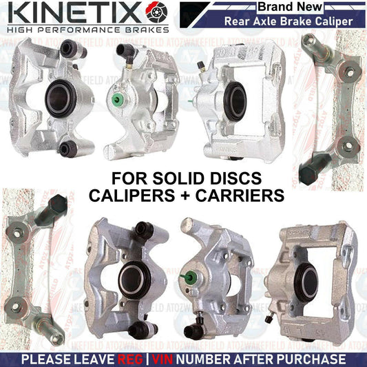 FOR LEXUS IS200D IS220D IS250 REAR HAND BRAKE CALIPERS AND CARRIERS SOLID DISCS