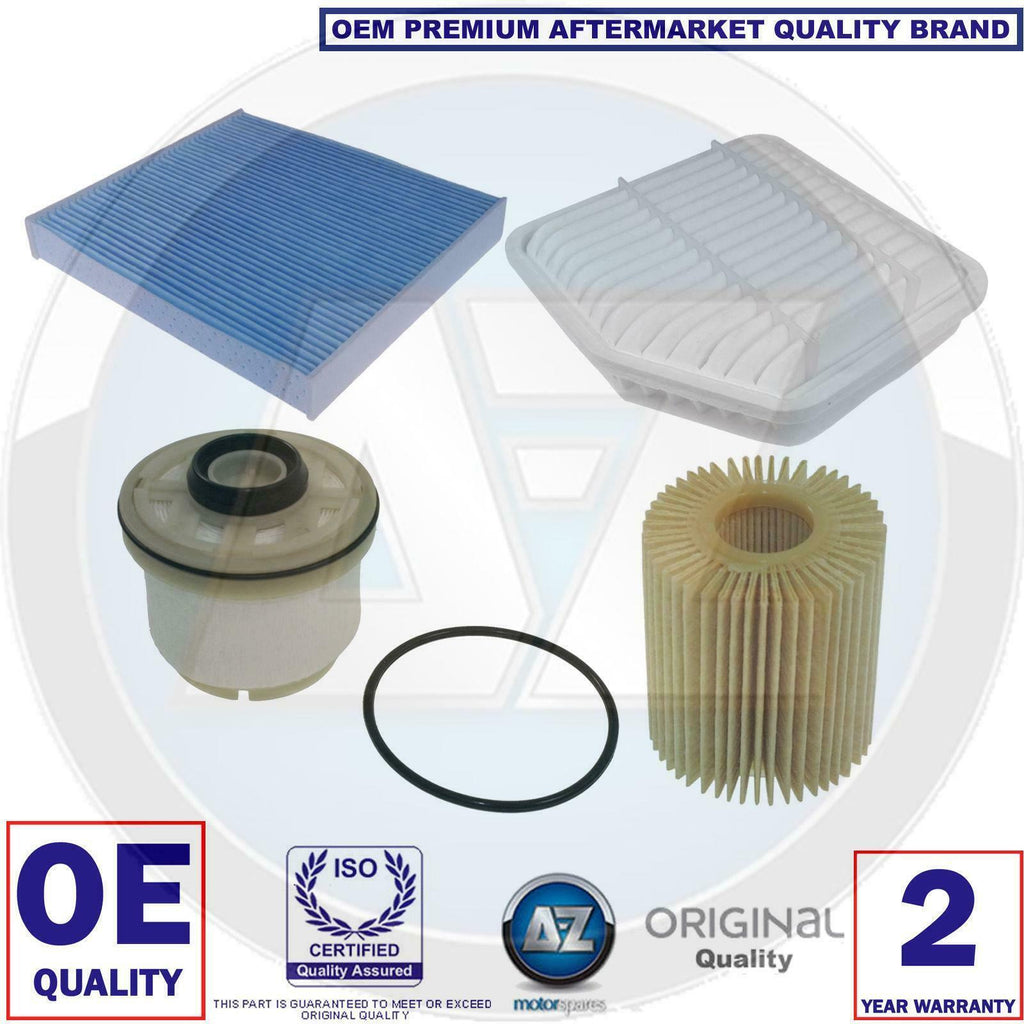 FOR LEXUS IS220D IS 220D 2005- OIL AIR FUEL POLLEN FILTERS SERVICE KIT SET NEW