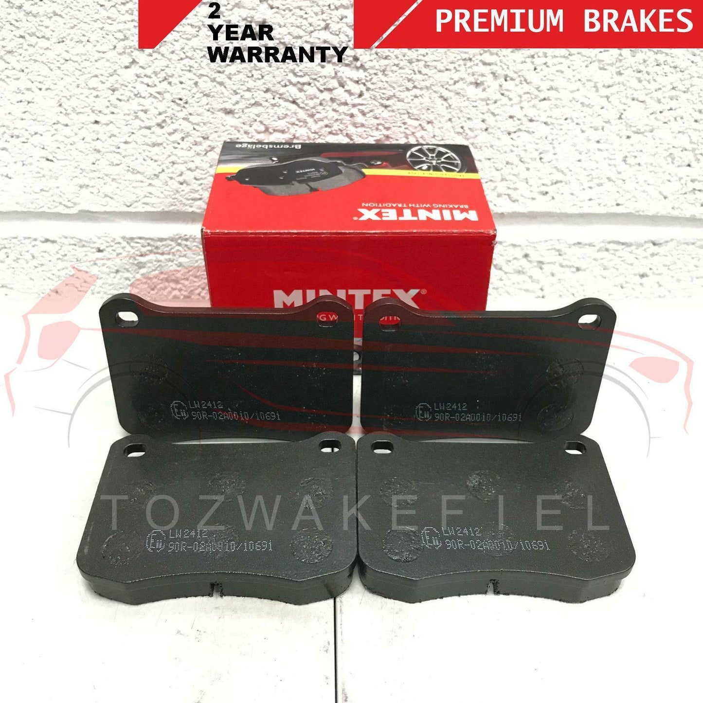 FOR LEXUS ISF IS F 5.0 V8 REAR PREMIUM MINTEX BRAKE PAD PADS SET 2007-2013 NEW