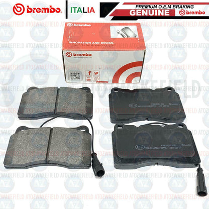 FOR MASERATI GHIBLI 2013- FRONT GENUINE BREMBO BRAKE PADS WIRE SENSOR (BREMBO)