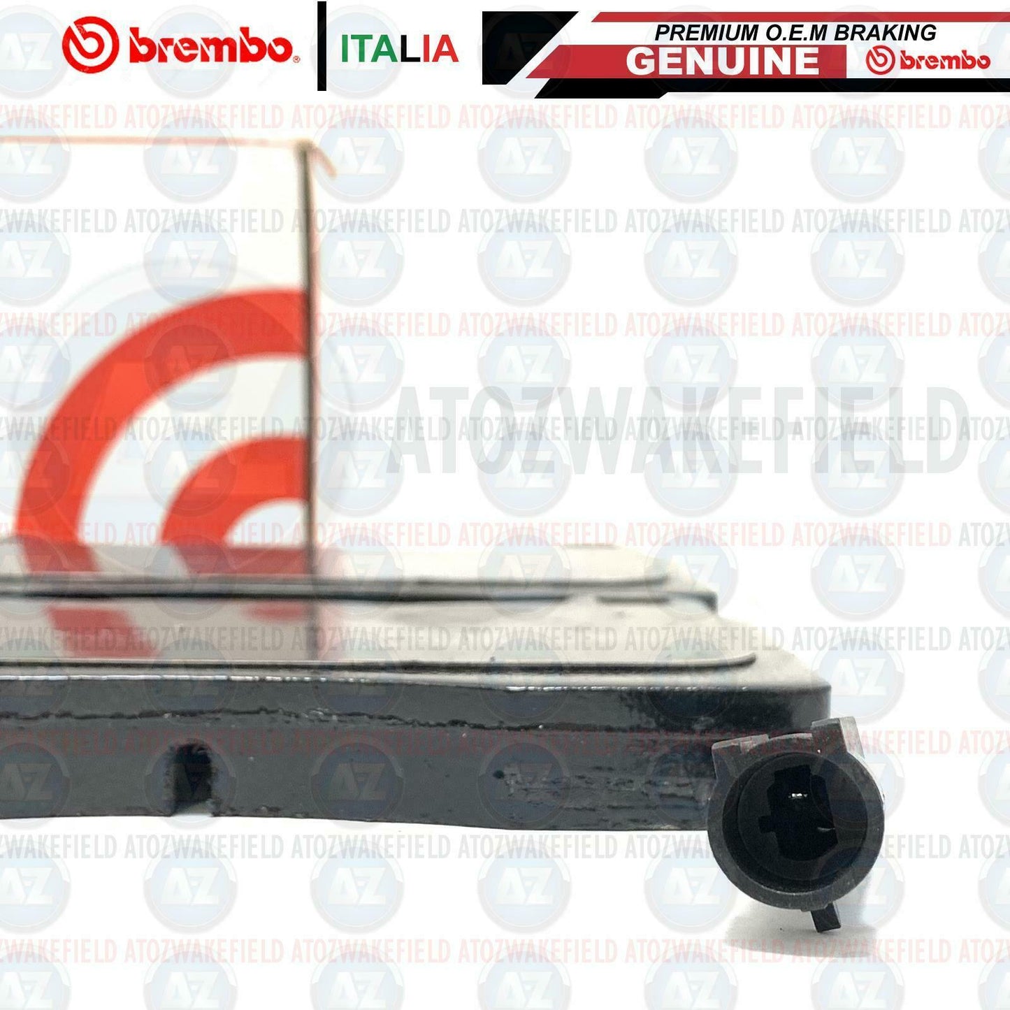 FOR MASERATI GHIBLI 2013- FRONT GENUINE BREMBO BRAKE PADS WIRE SENSOR (BREMBO)