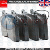 FOR MASERATI GHIBLI 2013- FRONT PREMIUM APEC BRAKE PADS WIRE SENSOR (BREMBO)