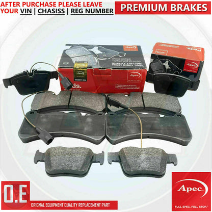 FOR MASERATI LEVANTE GHIBLI QUATTROPORTE APEC FRONT REAR BRAKE PADS SENSORS