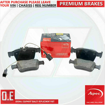 FOR MASERATI LEVANTE GHIBLI QUATTROPORTE APEC FRONT REAR BRAKE PADS SENSORS