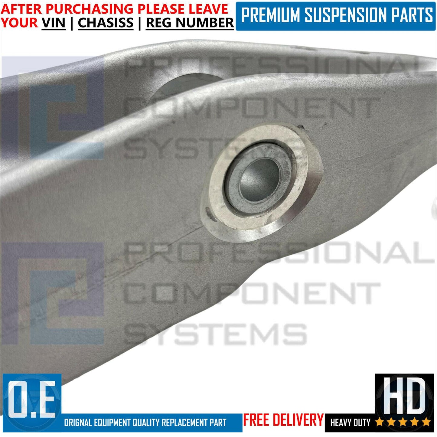 FOR MASERATI GHIBLI QUATTROPORTE 2013- FRONT LOWER RIGHT SUSPENSION WISHBONE ARM