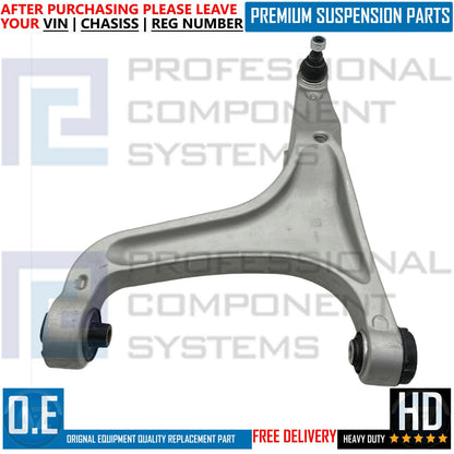 FOR MASERATI GHIBLI QUATTROPORTE FRONT LOWER BOTTOM SUSPENSION WISHBONES ARMS X2