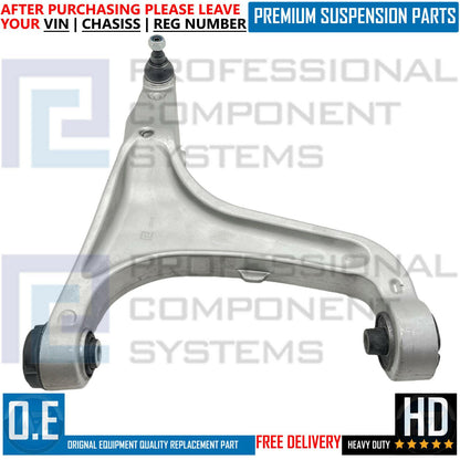 FOR MASERATI GHIBLI QUATTROPORTE FRONT LOWER BOTTOM SUSPENSION WISHBONES ARMS X2