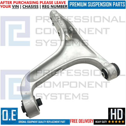 FOR MASERATI GHIBLI QUATTROPORTE FRONT LOWER BOTTOM SUSPENSION WISHBONES ARMS X2