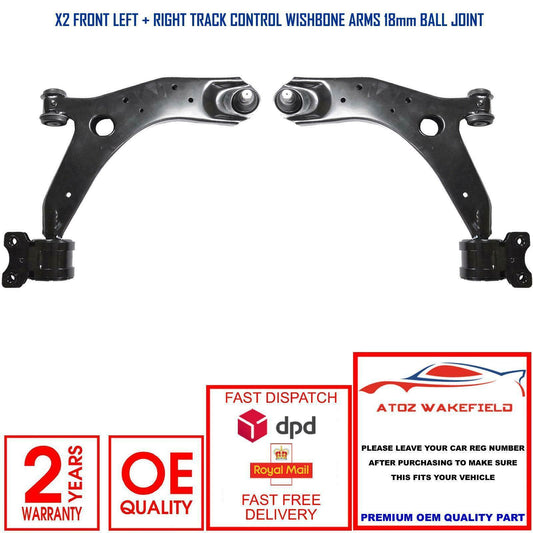 FOR MAZDA 3 2003-2008 X2 FRONT LOWER LEFT RIGHT HANDSIDE SUSPENSION WISHBONE ARM