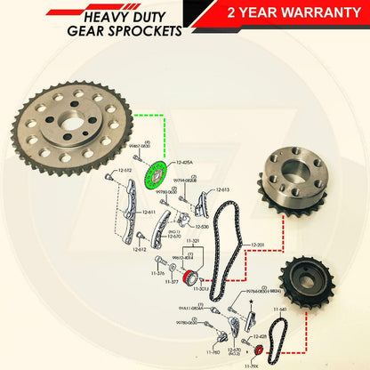 FOR MAZDA 3 6 CX7 2.2 DIESEL TIMING OIL PUMP CHAIN TENSIONER GUIDE KIT FILTER
