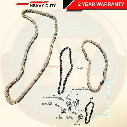 FOR MAZDA 3 6 CX7 2.2 DIESEL TIMING OIL PUMP CHAIN TENSIONER GUIDE KIT FILTER